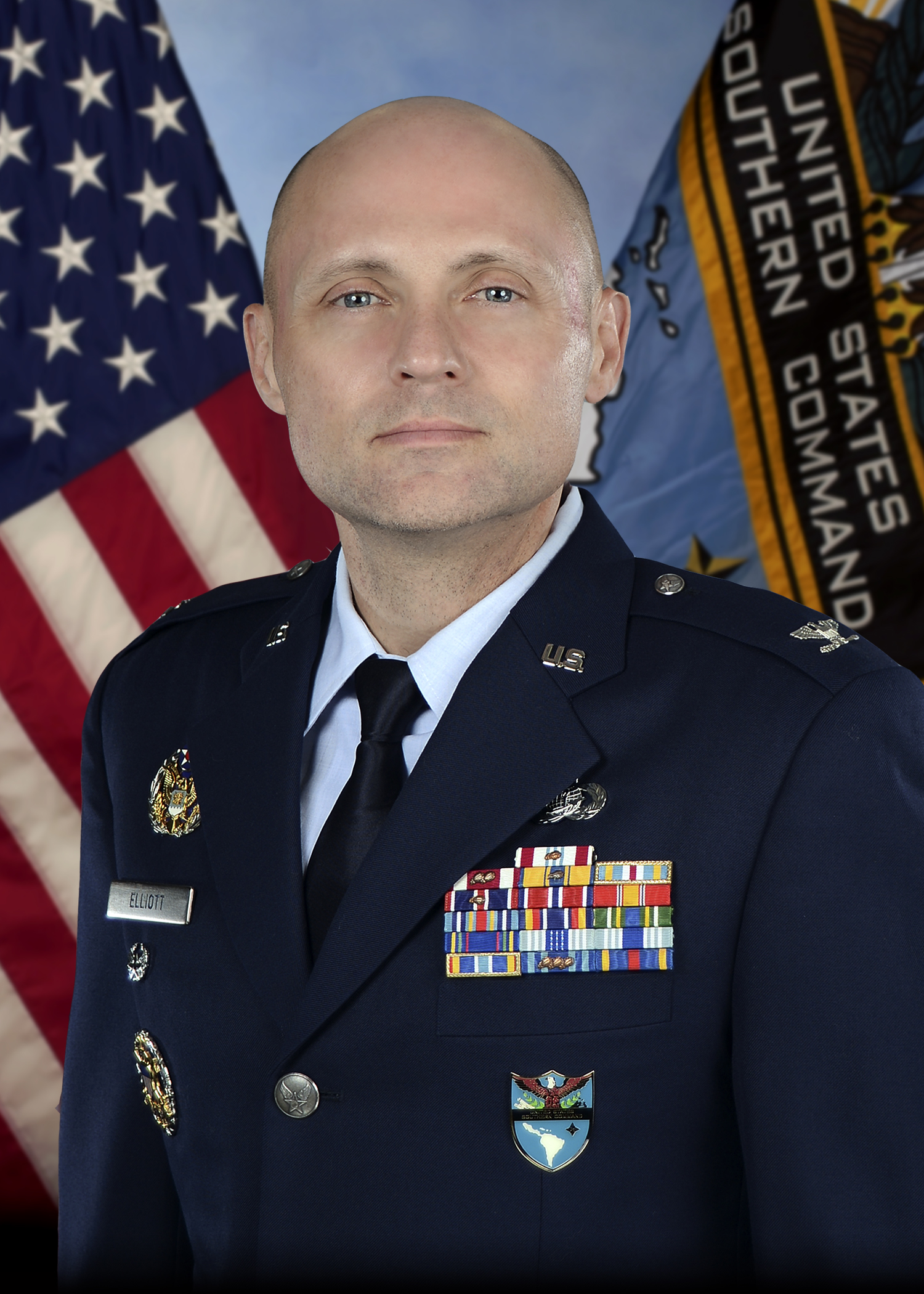 Air Force Col Jeff E. Elliott, J1 Director